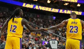 Los Angeles Lakers perdieron 129-125 ante los Warriors por la pretemporada de la NBA