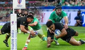 ¡Triunfazo de los All Blacks! Victoria por 28-24 ante Irlanda para clasificar a las semifinales del Mundial