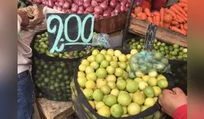 Precio del limón en Trujillo: cítrico bajo notablemente en mercado mayorista La Hermelinda