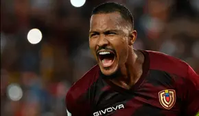 Salomón Rondón y el récord que alcanzará hoy en el partido contra Chile