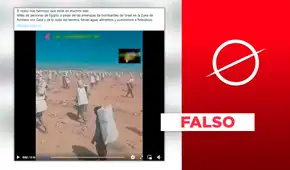 Egipcios no llevan alimentos para palestinos en video viral durante la actual guerra de Israel y Hamás