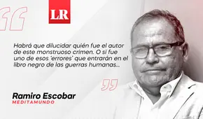 Las miserias de la guerra, por Ramiro Escobar