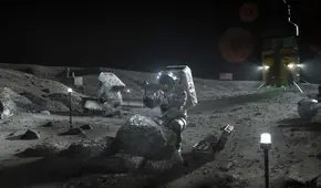 Así es como los científicos construirán carreteras en la Luna sin usar materiales de la Tierra