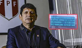 Revelan cuantiosos gastos realizados por Agustín Lozano con dinero de la Federación Peruana de Fútbol