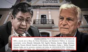 Acción Popular: Congresista denuncia a dirigentes por presunta organización criminal