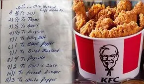 ¿Cuál es la receta secreta de KFC? Conoce cuáles son las 11 especias que lleva su pollo frito