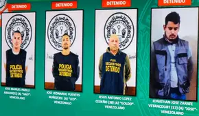 PNP captura a cuatro integrantes de banda Los Gallegos tras amenazar con matar a mototaxistas