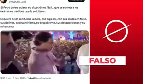 No, video no muestra a Gustavo Petro consumiendo droga durante un discurso No, video no muestra a Gustavo Petro consumiendo droga durante un discurso