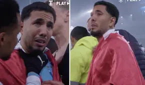 Sergio Peña rompió en llanto tras salir campeón en Suecia y fue consolado por sus compañeros