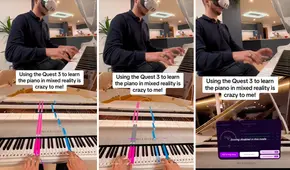 Usa visores de realidad virtual para aprender a tocar un piano real y causa furor con resultado