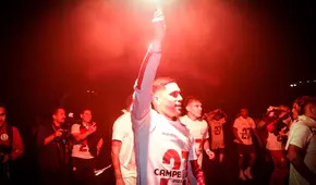 Yuriel Celi reveló detalles de la icónica foto con la bengala durante el apagón en Matute