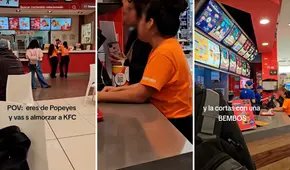 Trabajadoras de Popeyes van a almorzar a KFC y usuarios afirman: "Quieren probar a la competencia"