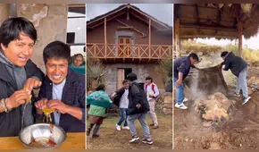 Waldir Maqque y Sibenitoo se juntaron para preparar una deliciosa Pachamanca