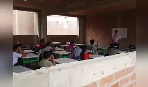 Nuevo riesgo a alumnos de colegio abandonado en Chiclayo