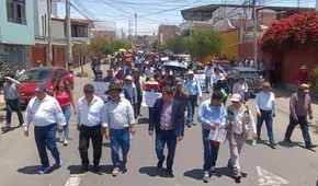 Agricultores de Candarave protestan por agua y tratan de tomar Gobierno Regional de Tacna