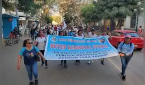 Protestas en Piura: profesores acatarán paro este jueves 23 Protestas en Piura: profesores acatarán paro este jueves 23