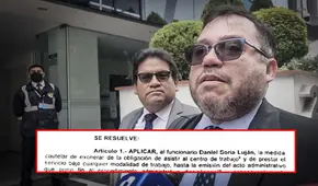 Gobierno suspende en sus funciones al procurador general Daniel Soria