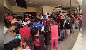 Pacientes forman colas hasta por más de 24 horas en hospital Las Mercedes de Chiclayo