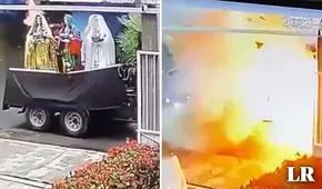 Explosión en procesión de la Santa Muerte deja a un hombre sin una pierna y otros 2 heridos