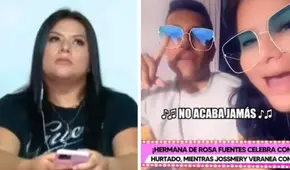 Hermana de Rosa Fuentes se muestra muy unida a Hurtado, pese a polémica: “Aunque me critiquen, te quiero”