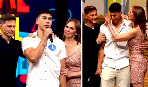 Laly Goyzueta y Mariano Sabato se quiebran al presentar por primera vez en TV a su único hijo Enzo