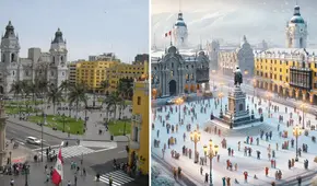 ¿Cómo luciría la ciudad de Lima si nevara? IA revela sorprendentes imágenes