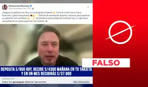 Elon Musk no ha anunciado una "plataforma de inversión" para peruanos: es un video falso Elon Musk no ha anunciado una "plataforma de inversión" para peruanos: es un video falso