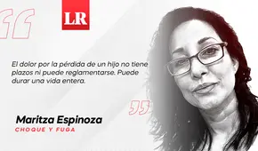 Tu dolor me estorba, por Maritza Espinoza