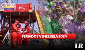 FERIADOS en Venezuela 2024: calendario COMPLETO de días festivos y no laborables de este año