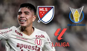 Piero Quispe habría recibido ofertas de clubes de LaLiga, MLS y Brasileirao