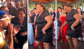 Doña 'Peta', mamá de Paolo, causa revuelo por su baile salsero y usuarios reaccionan: "Mis respetos"