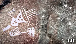 Ica: hallan 29 nuevos geoglifos con forma de felinos y seres antropomorfos en Nasca
