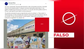 Serpost no está rematando “productos abandonados” a 12 soles en su fanpage