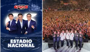 Grupo 5 vende TODAS las entradas para su espectacular primer concierto en el Estadio Nacional