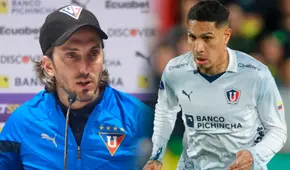 Luis Zubeldía reveló la conversación que tuvo con Paolo Guerrero respecto a su futuro en LDU