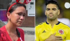Radamel Falcao donó 10.000 dólares a joven venezolana que vendía caramelos en la calle