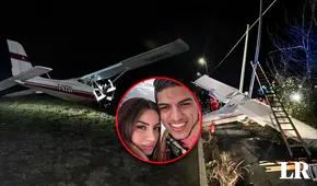 Novios viajan en diferentes aviones, sufren accidente aéreo al mismo tiempo y ambos sobreviven