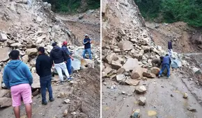 Lluvias en Piura: carretera de Huancabamba se derrumba y deja aislados a pobladores
