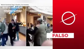 Video de Alberto Fernández, expresidente de Argentina, siendo insultado no se grabó en España