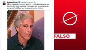 Es falso que Elon Musk pidió "arrestar" a Oprah por supuestos "vínculos con Jeffrey Epstein"