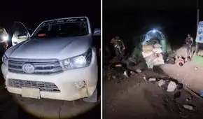 Interceptan convoy de la PNP que trasladaba a miembros de una banda criminal en La Libertad Interceptan convoy de la PNP que trasladaba a miembros de una banda criminal en La Libertad