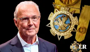 ¿Cuál fue la condecoración que recibió Franz Beckenbauer del Gobierno de México y en qué año?