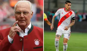 Paolo Guerrero y su sentido mensaje tras el fallecimiento de Franz Beckenbauer