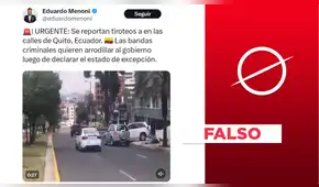 Ecuador: este video de supuestos “tiroteos en las calles de Quito” es un simulacro del 2018