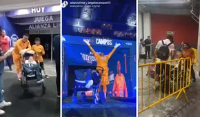 Ángelo Campos cumplió el sueño de niño con discapacidad durante la Noche Blanquiazul