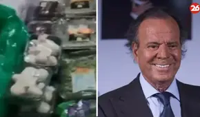 Julio Iglesias es retenido en un aeropuerto de Latinoamérica por llevar 42 kilos de comida en maleta