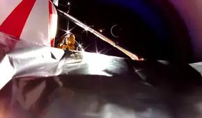La increíble fotografía tomada por la nave Peregrine antes de chocar con la Tierra