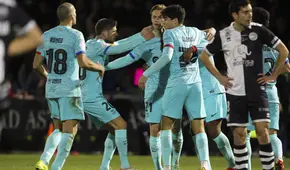 Barcelona volteó 3-1 al Unionistas y clasificó a cuartos de final de la Copa del Rey