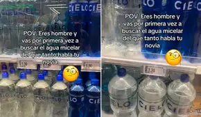 Peruano va a comprar agua micelar, pero solo encuentra bebida Cielo, y en redes dicen: “Me ha pasado”