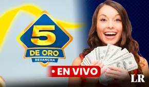 Sorteo 5 de Oro HOY EN VIVO: número GANADOR y RESULTADOS de la LOTERÍA del domingo 28 de enero